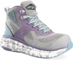 'Carolina' Women's Align Azalea EH Comp Toe Hiker - Gray / Purple