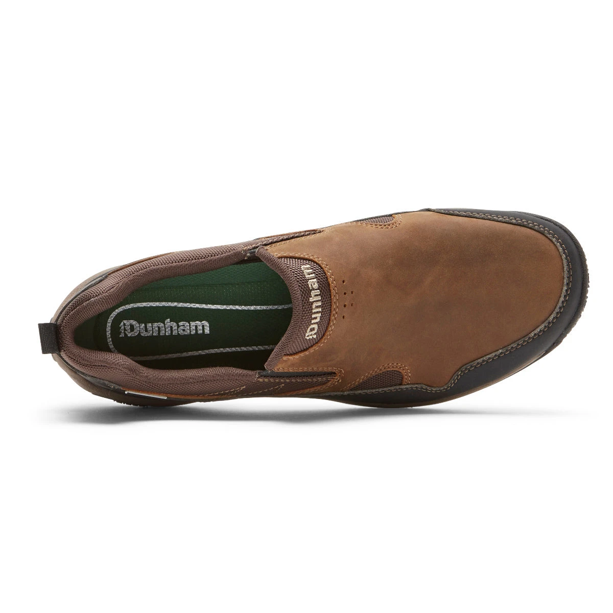 'Dunham' Men's Cloud Plus WP Slip On - Brown Leather 'Dunham' Men's Cloud Plus WP Slip On - Brown Leather -Outdoor Apparel Shop CI6375 T