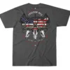 'Howitzer' Men's Freedom Hunt Short Sleeve Tee - Arctic Grey