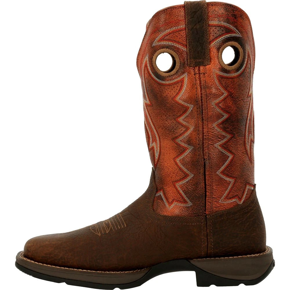 'Durango' Men's 12" REBEL Western Square Toe - CIMARRON BROWN 'Durango' Men's 12" REBEL Western Square Toe - CIMARRON BROWN -Outdoor Apparel Shop