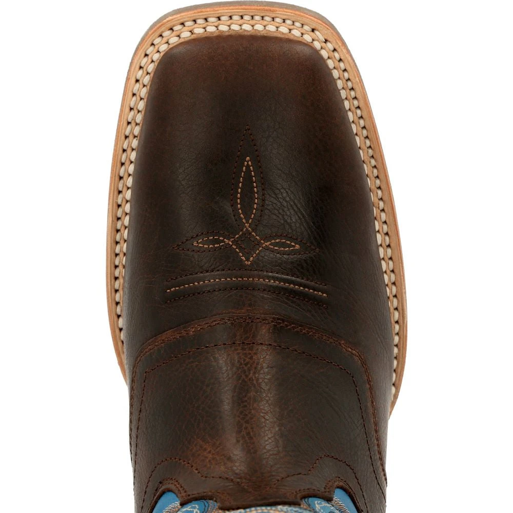 'Durango' Men's 15" Rebel Pro Western Saddle Boot - Chestnut / Brilliant Blue 'Durango' Men's 15" Rebel Pro Western Saddle Boot - Chestnut / Brilliant Blue -Outdoor Apparel Shop