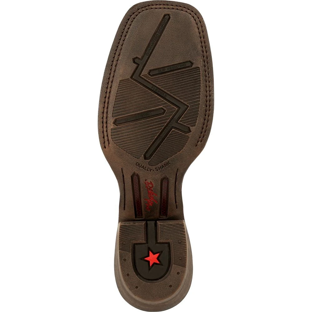 'Durango' Men's 15" Rebel Pro Western Saddle Boot - Chestnut / Brilliant Blue 'Durango' Men's 15" Rebel Pro Western Saddle Boot - Chestnut / Brilliant Blue -Outdoor Apparel Shop