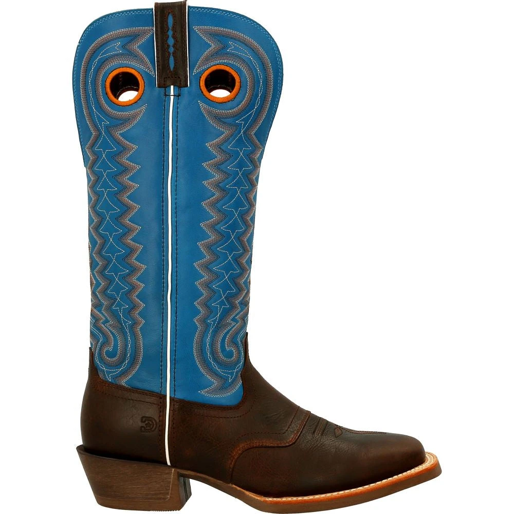 'Durango' Men's 15" Rebel Pro Western Saddle Boot - Chestnut / Brilliant Blue 'Durango' Men's 15" Rebel Pro Western Saddle Boot - Chestnut / Brilliant Blue -Outdoor Apparel Shop