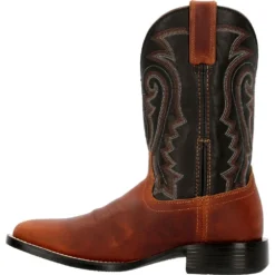 'Durango' Men's 11" Westward Square Toe - Brown/Black 5 'Durango' Men's 11" Westward Square Toe - Brown/Black -Outdoor Apparel Shop DDB0339 instep profile 1024x1024@2x