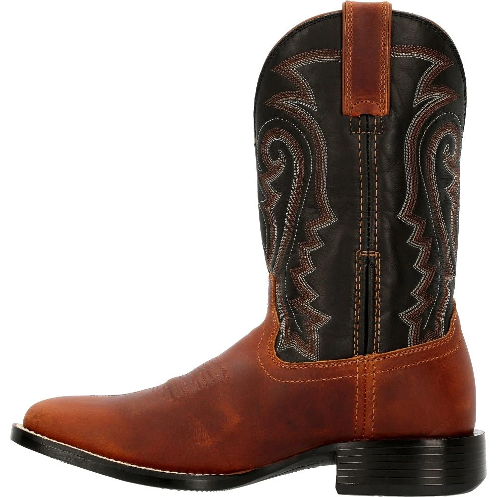 'Durango' Men's 11" Westward Square Toe - Brown/Black 'Durango' Men's 11" Westward Square Toe - Brown/Black -Outdoor Apparel Shop