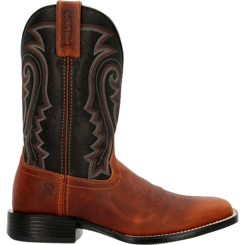'Durango' Men's 11" Westward Square Toe - Brown/Black 'Durango' Men's 11" Westward Square Toe - Brown/Black -Outdoor Apparel Shop