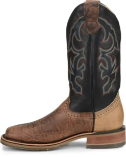 'Double H' Men's 12" Grissom SR Square Toe I.C.E. ™ Roper - Kenia Cognac / Summer Tan / Black 6 'Double H' Men's 12" Grissom SR Square Toe I.C.E. ™ Roper - Kenia Cognac / Summer Tan / Black -Outdoor Apparel Shop DH4644 500xauto Instep 1024x1024@2x