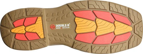 'Double H' Men's 11" Alridge Phantom Rider EH Western Square Toe - Brown 'Double H' Men's 11" Alridge Phantom Rider EH Western Square Toe - Brown -Outdoor Apparel Shop DH5369