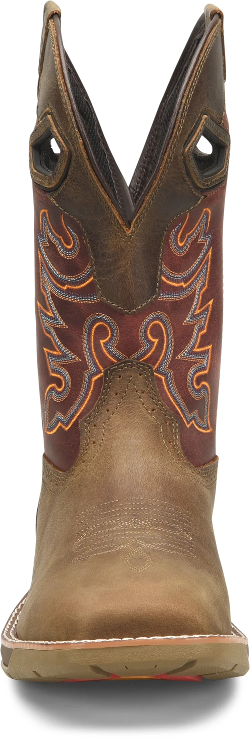 'Double H' Men's 11" Alridge Phantom Rider EH Western Square Toe - Brown 'Double H' Men's 11" Alridge Phantom Rider EH Western Square Toe - Brown -Outdoor Apparel Shop DH5369
