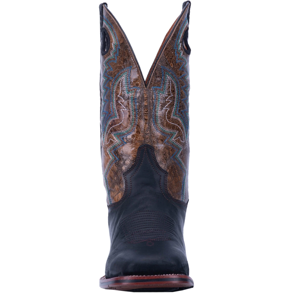 'Dan Post' Men's 11" Deuce Western Wide Square Toe - Black / Brown 'Dan Post' Men's 11" Deuce Western Wide Square Toe - Black / Brown -Outdoor Apparel Shop DP4558
