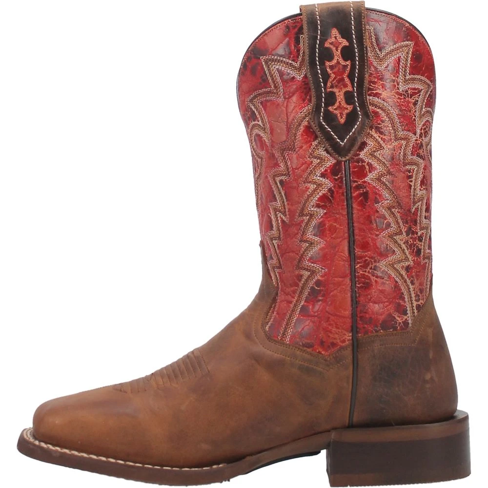 'Dan Post' Men's 11" Killeen Western Square Toe - Tan / Red 'Dan Post' Men's 11" Killeen Western Square Toe - Tan / Red -Outdoor Apparel Shop DP4813