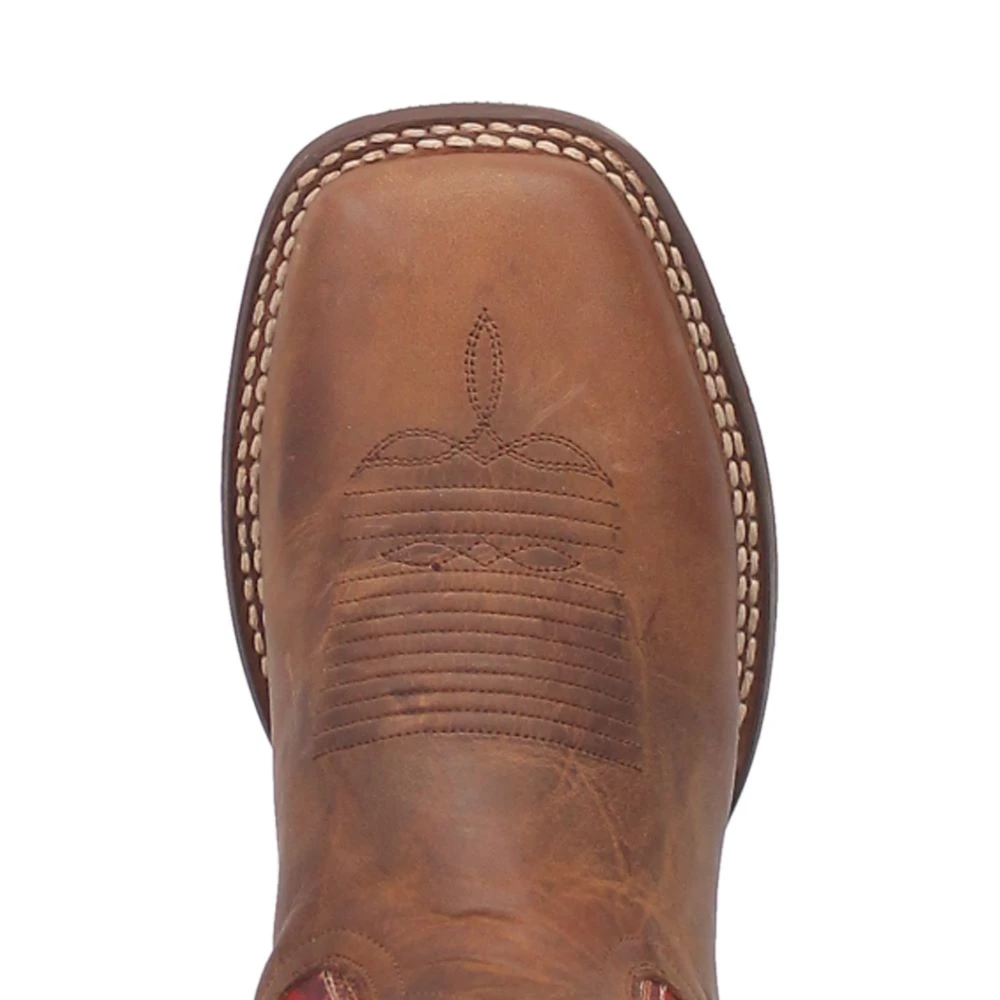 'Dan Post' Men's 11" Killeen Western Square Toe - Tan / Red 'Dan Post' Men's 11" Killeen Western Square Toe - Tan / Red -Outdoor Apparel Shop DP4813