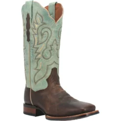 'Dan Post' Women's 13" Malani Square Toe - Chocolate / Mint -Outdoor Apparel Shop DP4892 1 1024x1024@2x