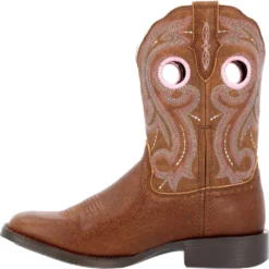 'Durango' Women's 10" Westward™ Western Square Toe - Rosewood -Outdoor Apparel Shop DRD0445 instep profile 1024x1024@2x