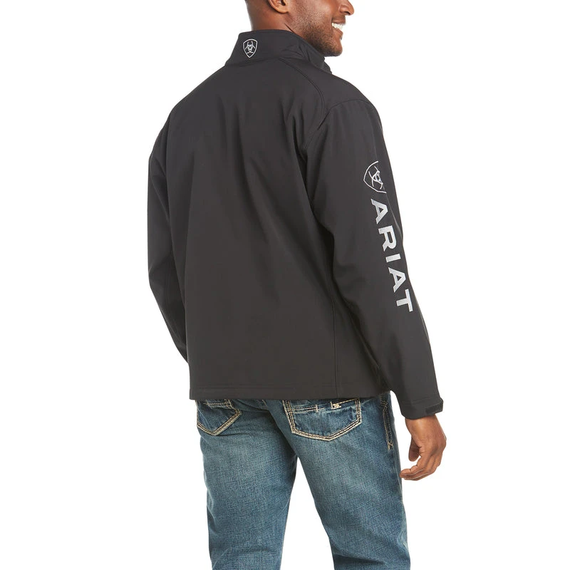 'Ariat' Men's Logo 2.0 Softshell Jacket - Black 'Ariat' Men's Logo 2.0 Softshell Jacket - Black -Outdoor Apparel Shop