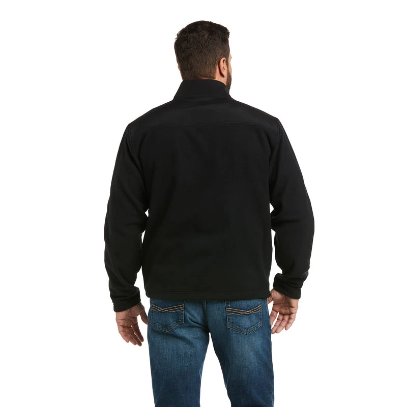 'Ariat' Men's Basis 2.0 1/4 Zip - Black 'Ariat' Men's Basis 2.0 1/4 Zip - Black -Outdoor Apparel Shop