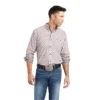 'Ariat' Men's Relentless Superior Stretch Classic Fit Button Down - Mauve