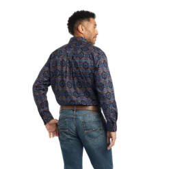 'Ariat' Men's Giannis Classic Fit Button Down - Carafe -Outdoor Apparel Shop F22 MNS WEST 10042371 back 1024x1024@2x