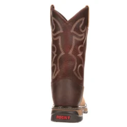 'Rocky' Men's 10" Original Ride Branson Roper WP Round Toe - Tan / Bridle Brown 4 'Rocky' Men's 10" Original Ride Branson Roper WP Round Toe - Tan / Bridle Brown -Outdoor Apparel Shop FQ0002732 back 1024x1024@2x