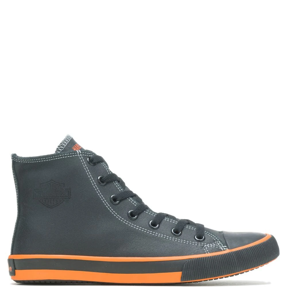 'Harley Davidson' Men's 4.25" Nathan Hi-Top Sneaker - Black 'Harley Davidson' Men's 4.25" Nathan Hi-Top Sneaker - Black -Outdoor Apparel Shop HDM D93816 101221 F15