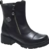 'Harley Davidson' Women's 5.5" Amherst Pull On Side Zip - Black