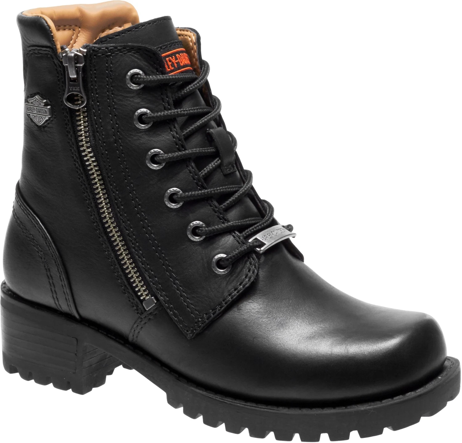 'Harley Davidson' Women's 5.5" Asher Zip Up Boot - Black 'Harley Davidson' Women's 5.5" Asher Zip Up Boot - Black -Outdoor Apparel Shop HDW D84250 061917 S18