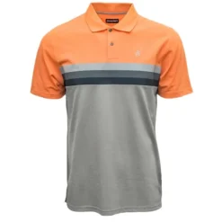 'Hooey' Men's The Maverick Polo - Orange / Grey