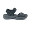 'Skechers' Men's GOwalk Arch Fit Sandal - Black / Charcoal