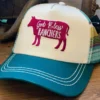 'Cruel' Women's God Bless Ranchers Trucker Cap - Green