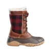 'Baffin' Women's Jasper Insulated WP Boot - Red / Black Plaid