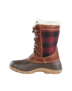 'Baffin' Women's Jasper Insulated WP Boot - Red / Black Plaid -Outdoor Apparel Shop JASPER RAF MEDIAL 1024x1024@2x
