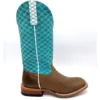 'Macie Bean' Women's 13" Tex Marks The Spot - Pecan / Turquoise