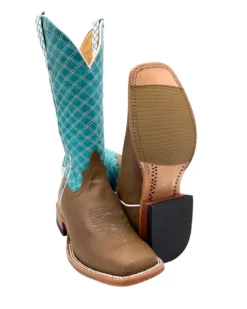 'Macie Bean' Women's 13" Tex Marks The Spot - Pecan / Turquoise -Outdoor Apparel Shop M91596 1024x1024@2x