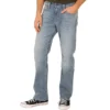 'Silver' Men's Relaxed Fit Straight Leg - Light Wash