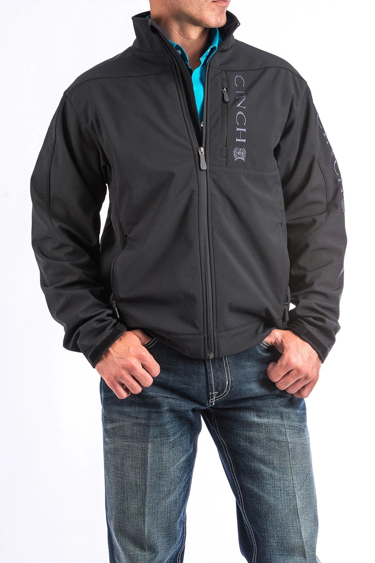 'Cinch' Men's Bonded Jacket - Black 'Cinch' Men's Bonded Jacket - Black -Outdoor Apparel Shop