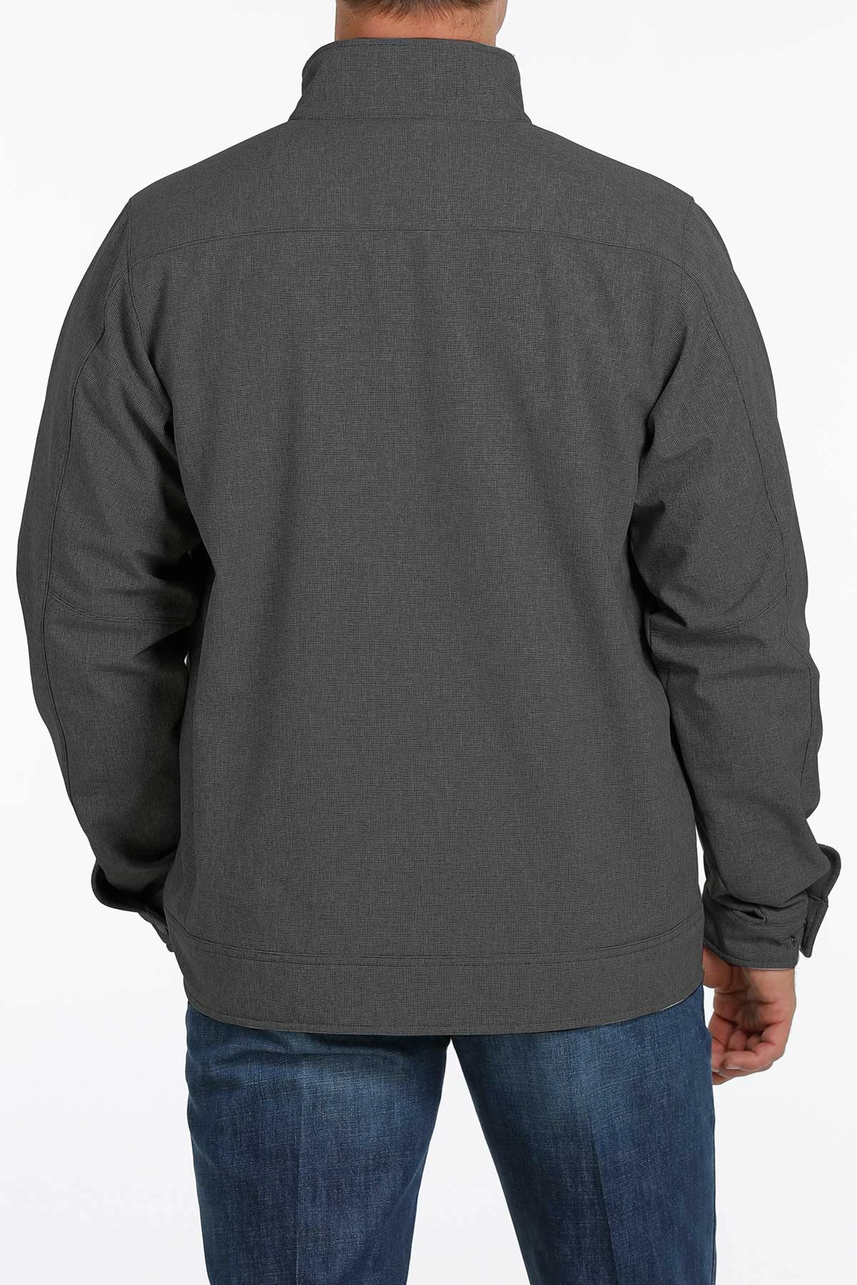 'Cinch' Men's Concealed Carry Bonded Logo Jacket - Charcoal 'Cinch' Men's Concealed Carry Bonded Logo Jacket - Charcoal -Outdoor Apparel Shop MWJ1539003