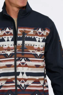 'Cinch' Men's Bonded Jacket - Navy Aztec 2 'Cinch' Men's Bonded Jacket - Navy Aztec -Outdoor Apparel Shop MWJ1583001 5 1024x1024@2x