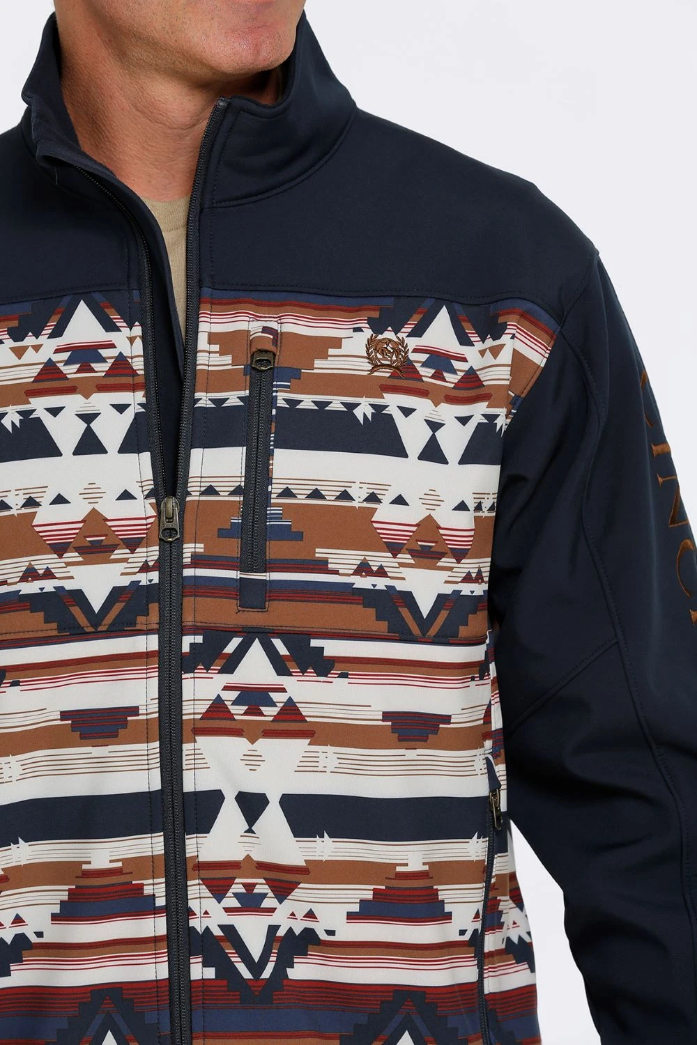 'Cinch' Men's Bonded Jacket - Navy Aztec 'Cinch' Men's Bonded Jacket - Navy Aztec -Outdoor Apparel Shop MWJ1583001