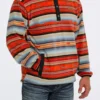 'Cinch' Men's Polar Fleece Pullover - Multi
