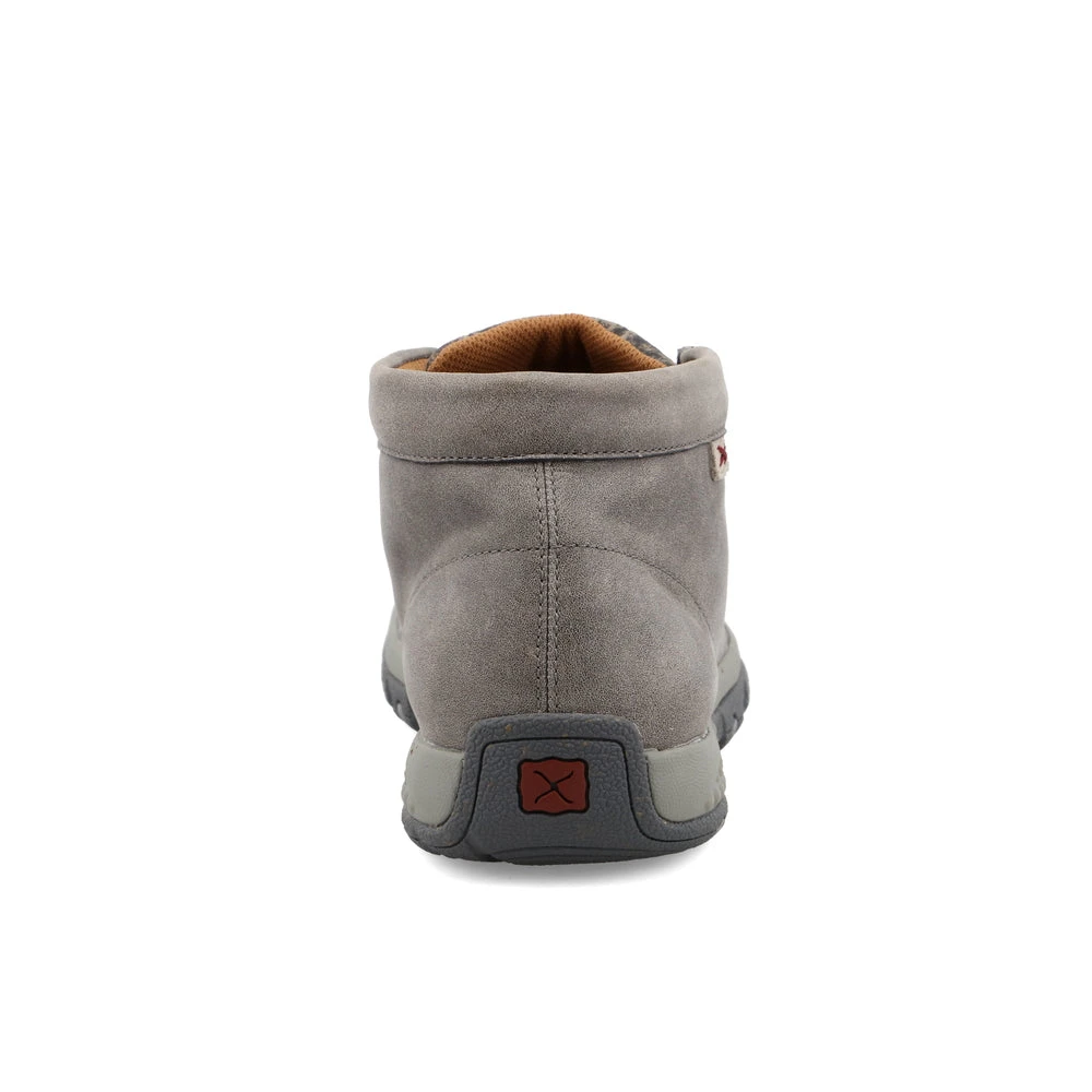'Twisted X' Men's Chukka Driving Moc - Grey / Grey Elephant 'Twisted X' Men's Chukka Driving Moc - Grey / Grey Elephant -Outdoor Apparel Shop