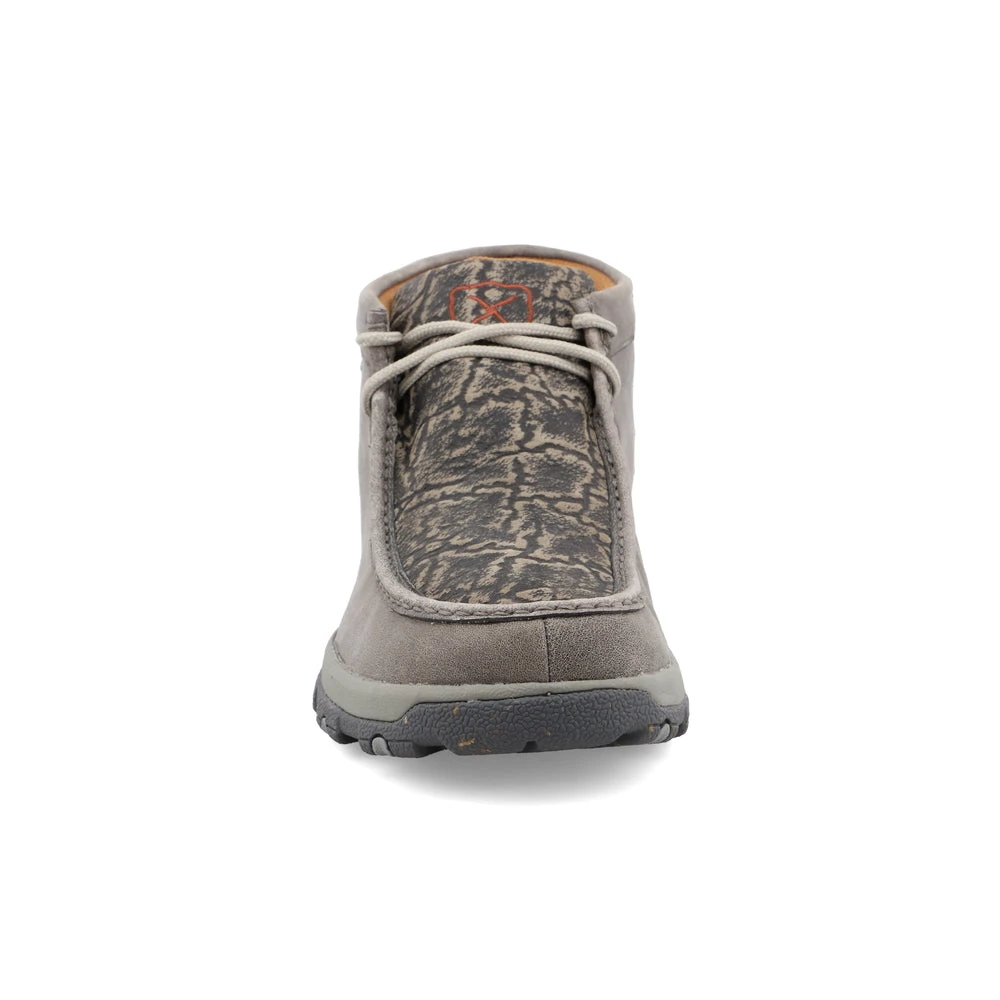 'Twisted X' Men's Chukka Driving Moc - Grey / Grey Elephant 'Twisted X' Men's Chukka Driving Moc - Grey / Grey Elephant -Outdoor Apparel Shop