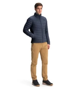 'The North Face' Men's Stretch Down Stowable Jacket - Aviator Navy 3 'The North Face' Men's Stretch Down Stowable Jacket - Aviator Navy -Outdoor Apparel Shop NF0A3Y56 RG1 model34 1024x1024@2x