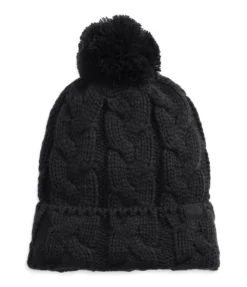 'The North Face' Women's Cable Minna Pom Beanie - TNF Black