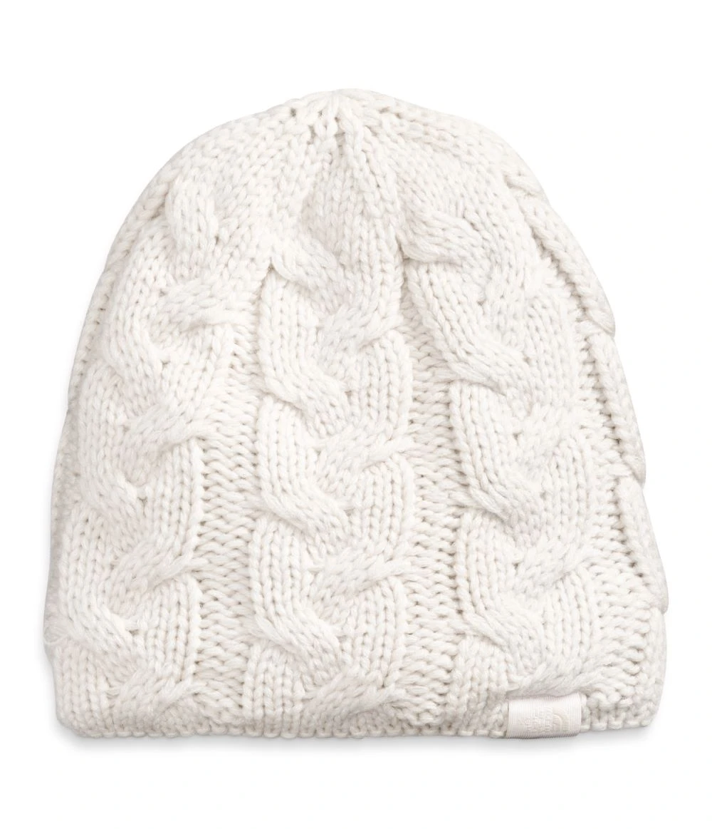 'The North Face' Women's Cable Minna Beanie - Gardenia White 'The North Face' Women's Cable Minna Beanie - Gardenia White -Outdoor Apparel Shop