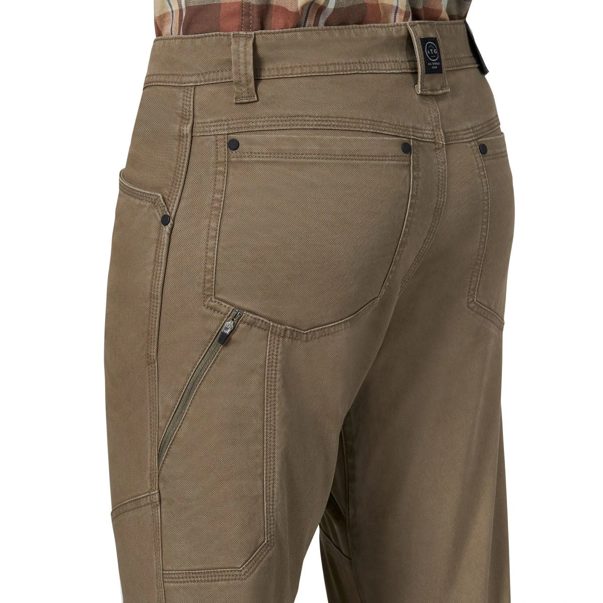'Wrangler' Men's Reinforced Utility Pant - Morel 'Wrangler' Men's Reinforced Utility Pant - Morel -Outdoor Apparel Shop