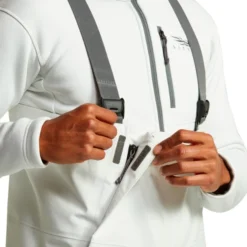 'Sitka' Men's Nodak Bibs - White -Outdoor Apparel Shop Nodak Bib 6 1024x1024@2x