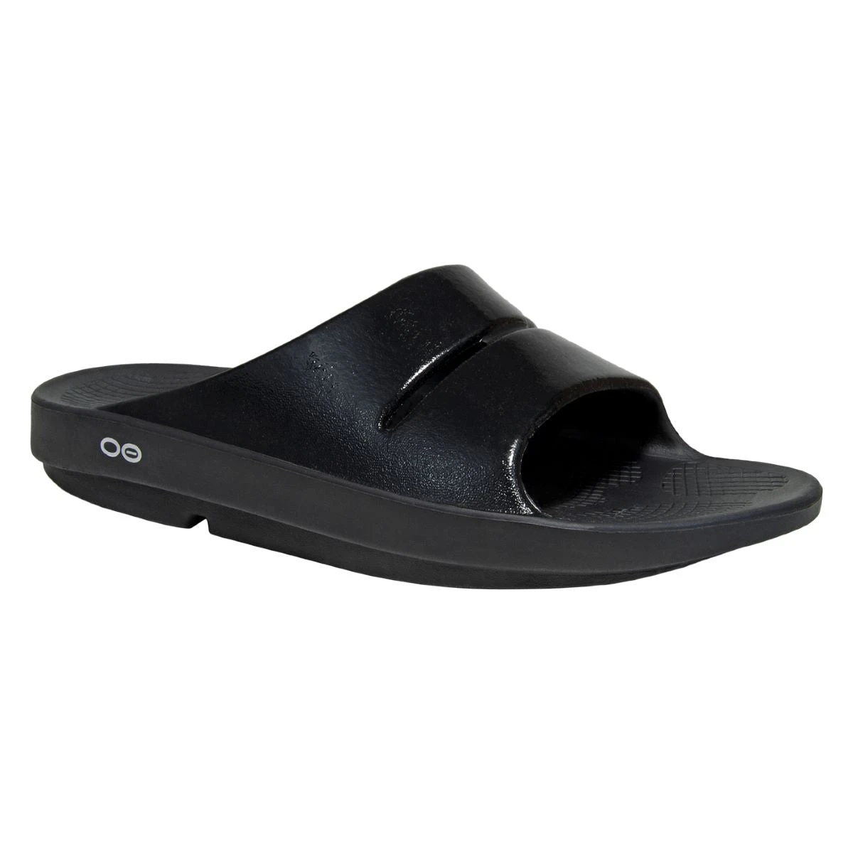 'OOFOS' Women's OOahh Luxe Slide - Black 'OOFOS' Women's OOahh Luxe Slide - Black -Outdoor Apparel Shop
