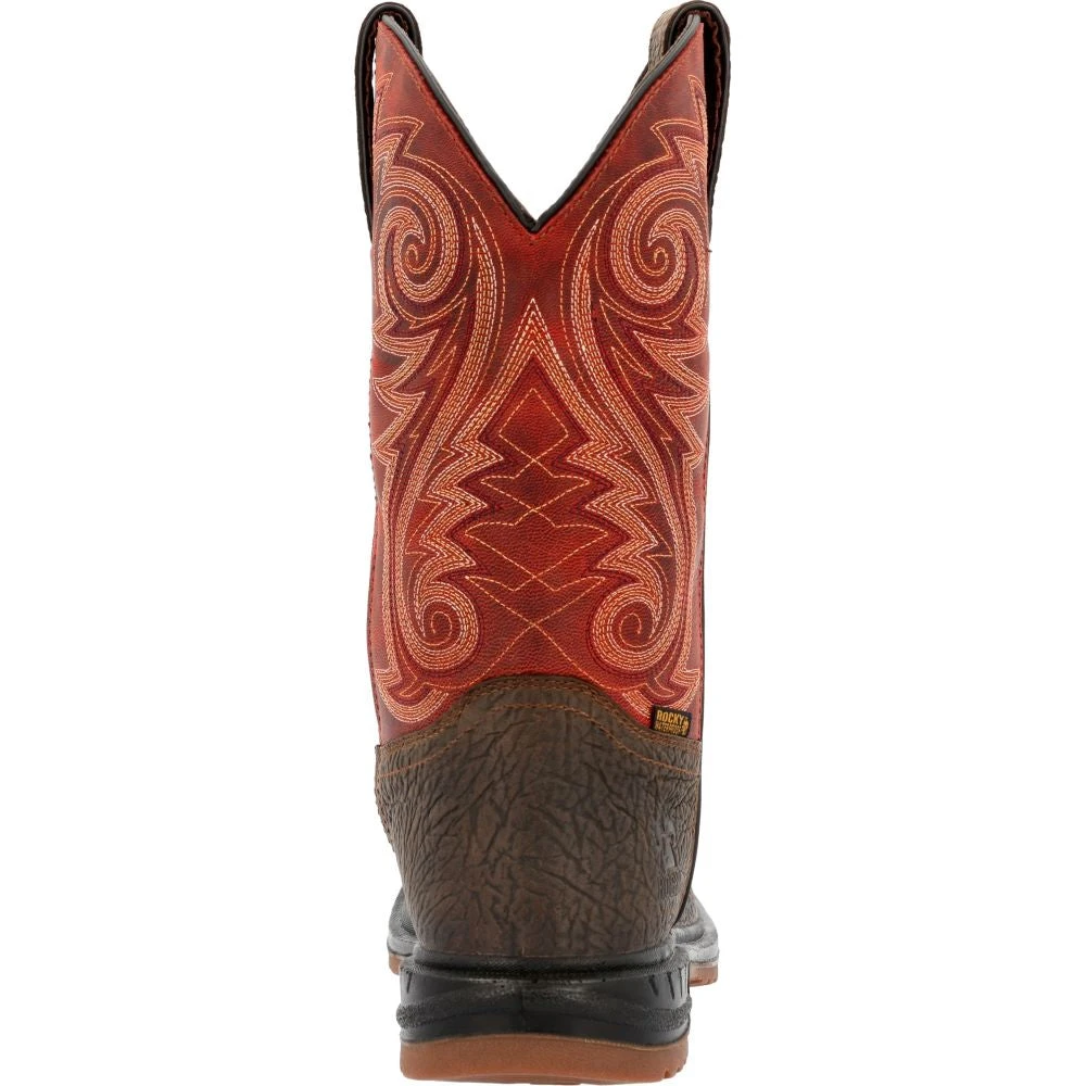 'Rocky' Men's 11" Worksmart EH WP Comp Toe - Dark Brown 'Rocky' Men's 11" Worksmart EH WP Comp Toe - Dark Brown -Outdoor Apparel Shop