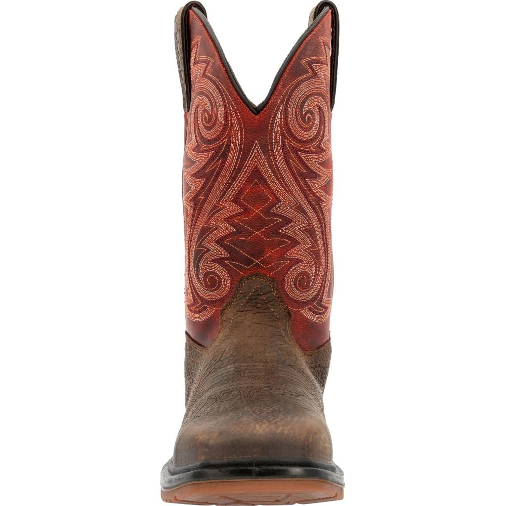 'Rocky' Men's 11" Worksmart EH WP Comp Toe - Dark Brown 'Rocky' Men's 11" Worksmart EH WP Comp Toe - Dark Brown -Outdoor Apparel Shop