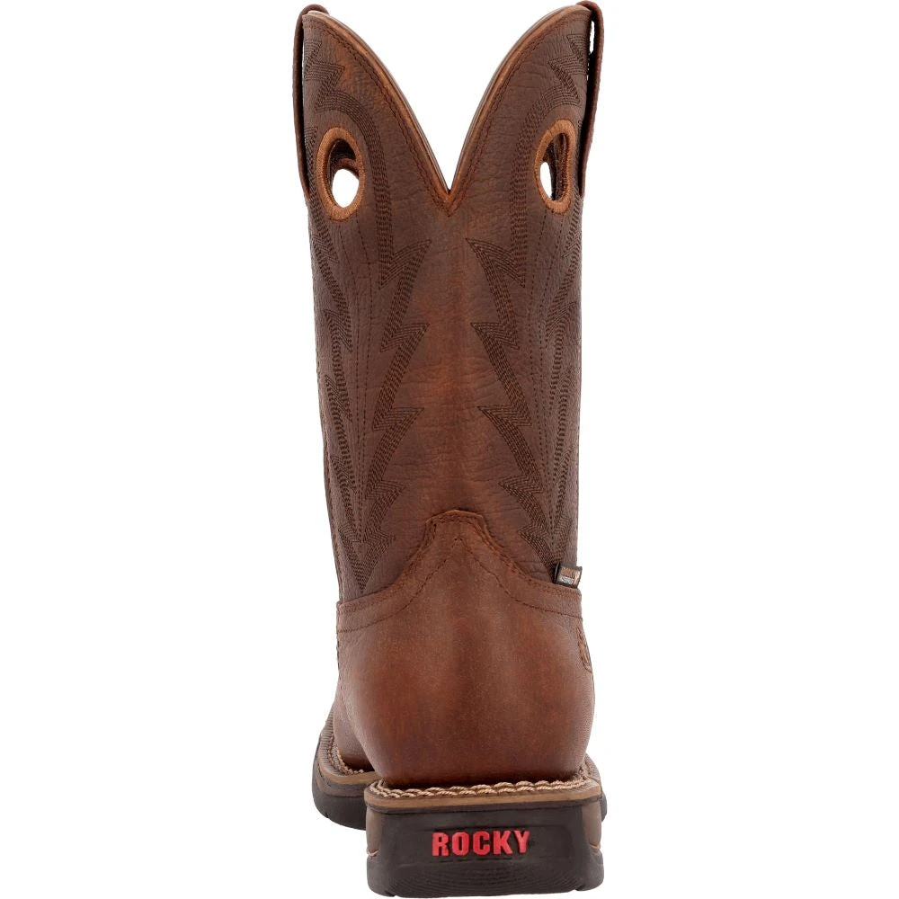 'Rocky' Men's Long Range Western WP Soft Toe - Brown 'Rocky' Men's Long Range Western WP Soft Toe - Brown -Outdoor Apparel Shop